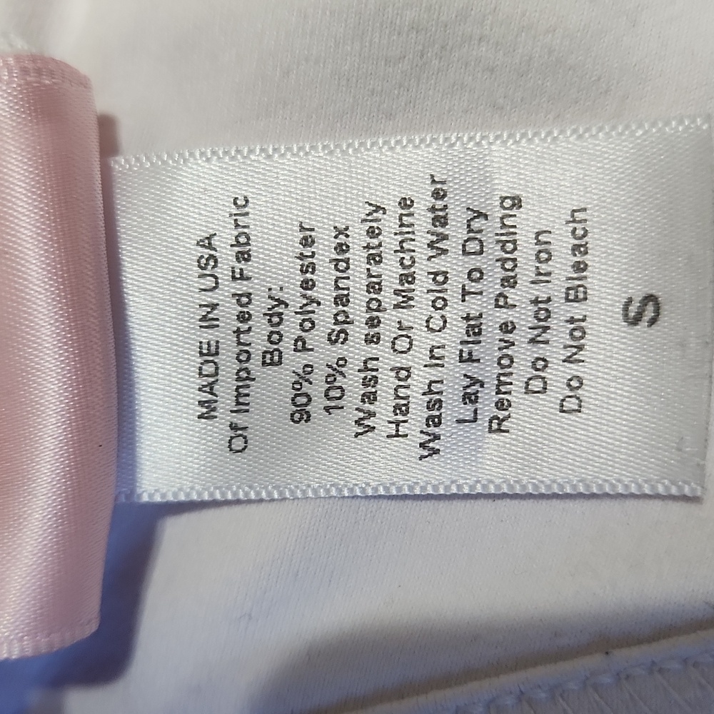 Bombshell Sportswear White Sports Bra - Picture 3 of 8